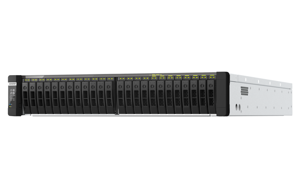 QNAP TDS-h2489FU-4314-512G - Storage Enterprise NVMe All-Flash com Dual Xeon Silver e 512GB RAM