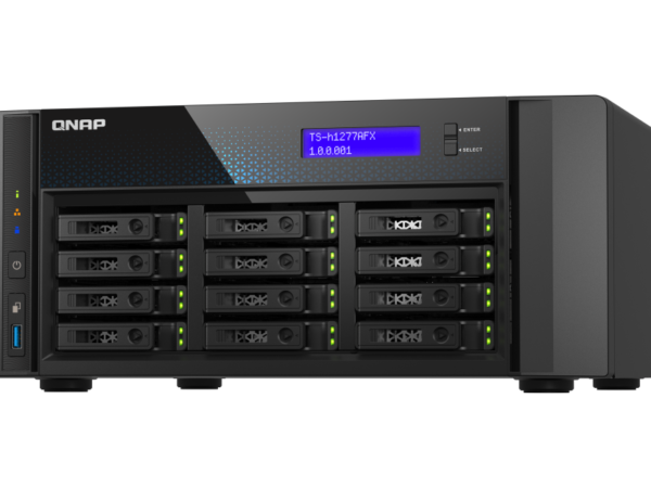 QNAP TS-h1277AFX-R7-32G - Storage NAS All-Flash 12 Baias com AMD Ryzen 7 e 32GB DDR5 ECC