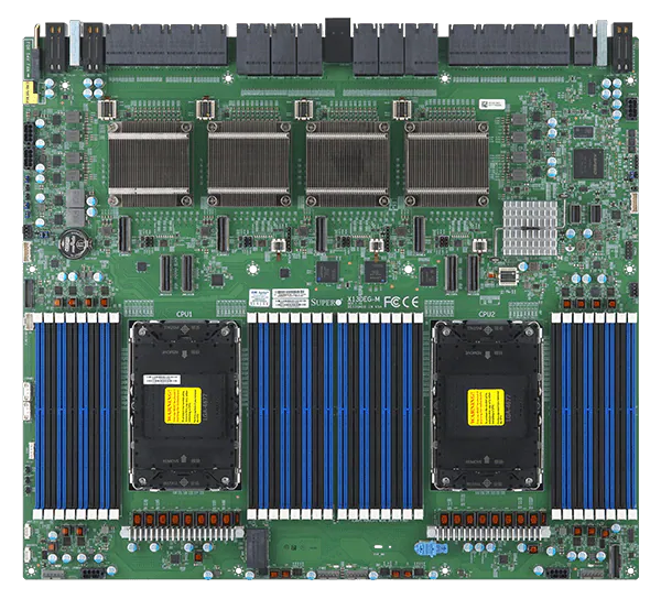 Servidor Supermicro SYS-421GE-TNHR2-LCC 4U com 8 GPUs H100/H200, Xeon Scalable, Resfriamento Líquido - Imagem 2