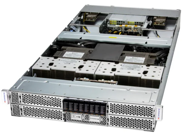 Supermicro ARS-221GL-NHIR GPU SuperServer 2U com NVIDIA GH200 Grace Hopper e 2x GPUs H100