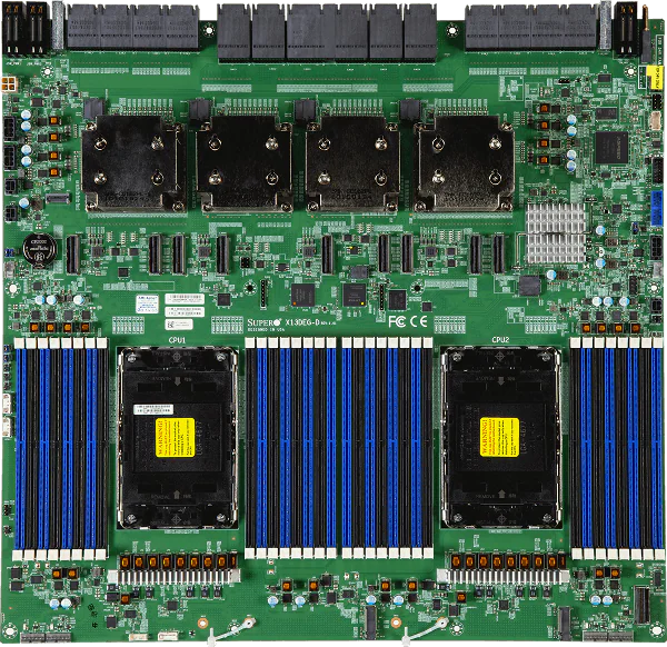 Supermicro GPU SuperServer SYS-421GE-NBRT-LCC com 8x NVIDIA HGX B200, 5ª Geração Intel Xeon, Resfriamento Líquido - Imagem 2