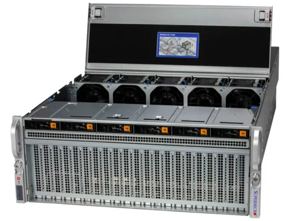 Servidor Supermicro SYS-421GU-TNXR 4U | Suporte HGX H100/H200 4-GPU | Xeon Scalable | Até 8TB DDR5
