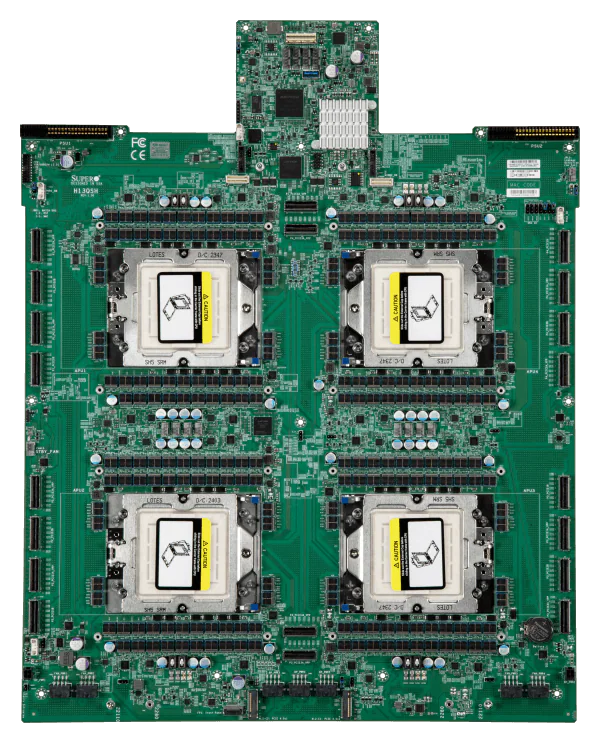 Servidor Supermicro A+ AS-2145GH-TNMR-LCC 2U com 4x AMD Instinct MI300A, 512GB HBM3, PCIe 5.0 e Refrigeração Líquida - Imagem 2