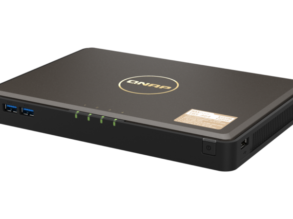 QNAP TBS-464-8G NASbook Portátil com 4x M.2 NVMe, 2x 2.5GbE, HDMI 4K, 8GB RAM