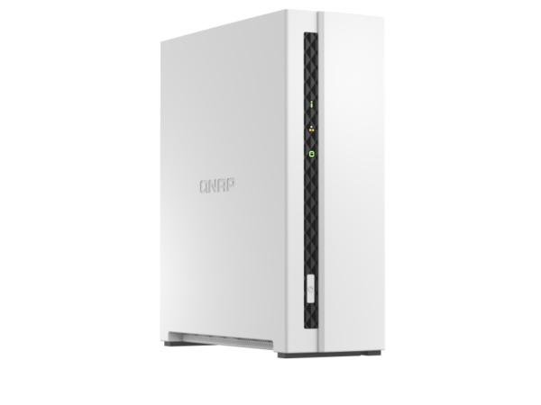 QNAP TS-133 NAS 1-Bay, CPU Quad-Core, 2GB RAM, Nuvem Privada com IA e Backup Multimídia