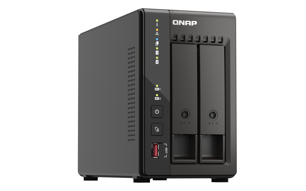 QNAP TS-253E-8G NAS 2 Baias, 2.5GbE, HDMI Duplo, 8GB RAM, M.2 NVMe - Imagem 5