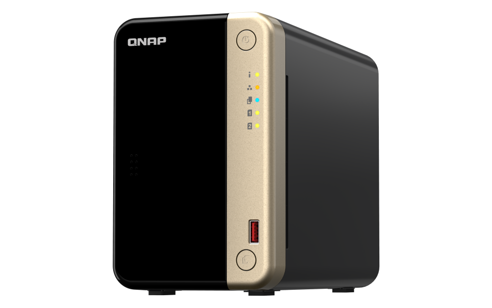 QNAP TS-264-8G NAS 2 Baias, Intel Quad-Core, 8GB RAM, 2.5GbE, HDMI