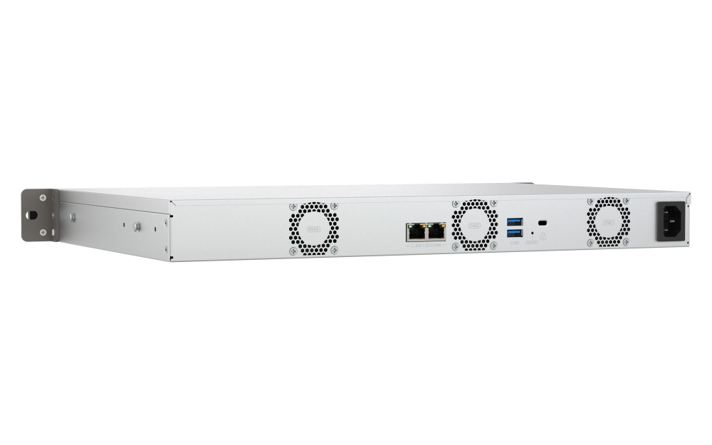 QNAP TS-433eU 1U Rackmount NAS, 4GB RAM, ARM Cortex-A55, 2x 2.5GbE - Imagem 6