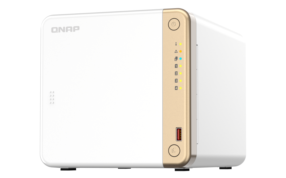 QNAP TS-462-4G NAS Intel Celeron N4505 2,5GbE HDMI 4K 4 Baias
