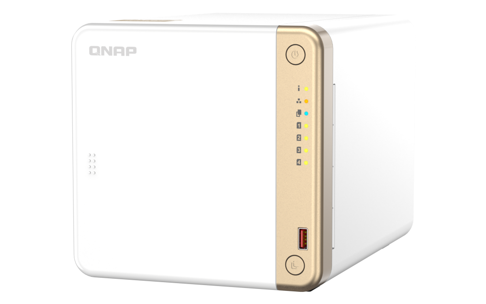 QNAP TS-462-4G NAS Intel Celeron N4505 2,5GbE HDMI 4K 4 Baias - Imagem 5
