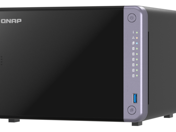 Servidor NAS QNAP TS-632X-4G – 6 Baias, Quad-Core, 4GB RAM, 2x 10GbE SFP+, 2x 2.5GbE