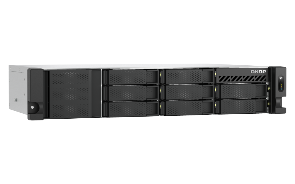 Servidor NAS QNAP TS-855eU-RP-8G Rack 2U, Intel 8 Núcleos, 8GB DDR4, 2x 2.5GbE, Fontes Redundantes - Imagem 4