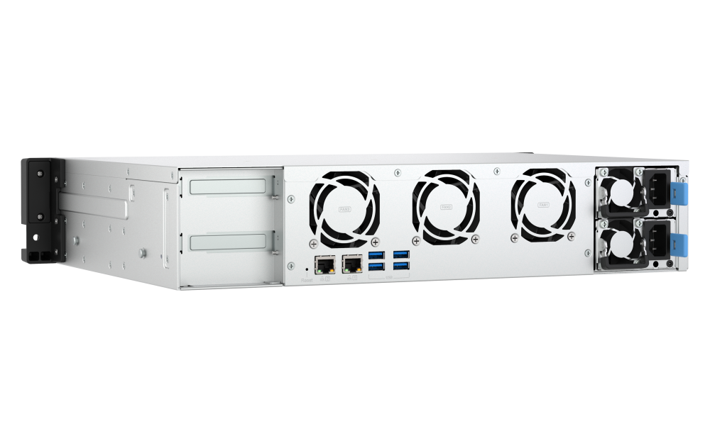 Servidor NAS QNAP TS-855eU-RP-8G Rack 2U, Intel 8 Núcleos, 8GB DDR4, 2x 2.5GbE, Fontes Redundantes - Imagem 2