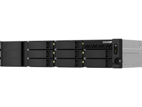 QNAP TS-864eU-RP NAS Rackmount 8 Baias, Intel Celeron N5095, 2.5GbE, Fonte Redundante