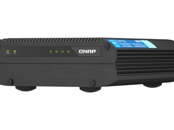 Servidor NAS QNAP TS-i410X-8G Industrial, Intel Atom Quad-Core, 8GB RAM, 2x 10GbE, HDMI 4K, Sem Ventoinha