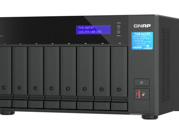 QNAP TVS-h874T-i7-32G - Storage NAS Thunderbolt 4 com Intel Core i7 | Vircos