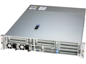 Servidor Supermicro A+ AS-2115HE-FTNR 2U, AMD EPYC 9004/9005, 24 Baias Hot-Swap 2,5", PCIe 5.0, Suporte a GPU