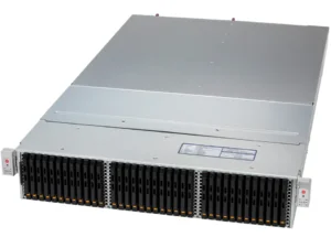 Supermicro SuperServer SSG-229J-5BE36JBF 2U 36-Bay NVMe E3.S, PCIe 5.0, GPU/DPU, All-Flash