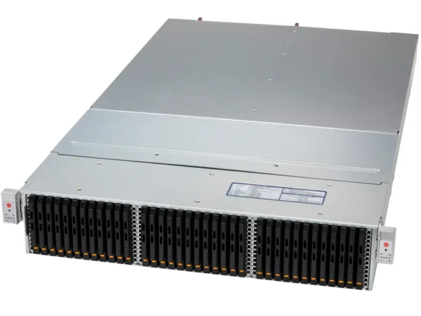 Supermicro SuperServer SSG-229J-5BE36JBF 2U 36-Bay NVMe E3.S, PCIe 5.0, GPU/DPU, All-Flash