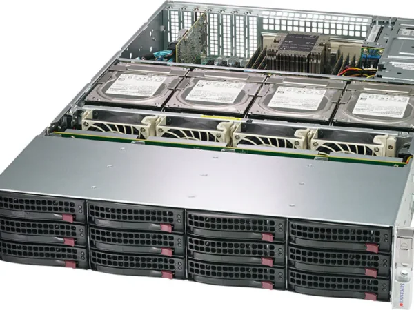 Servidor Supermicro SSG-620P-ACR16L 2U com 16 Baias Hot-Swap, Xeon 3ª Geração, 2x 10GbE, Fonte Redundante 1600W
