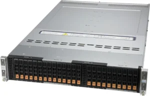 Servidor Supermicro BigTwin SYS-220BT-HNTR 2U 4 Nós com Suporte NVMe, Xeon Scalable e 2600W Redundante