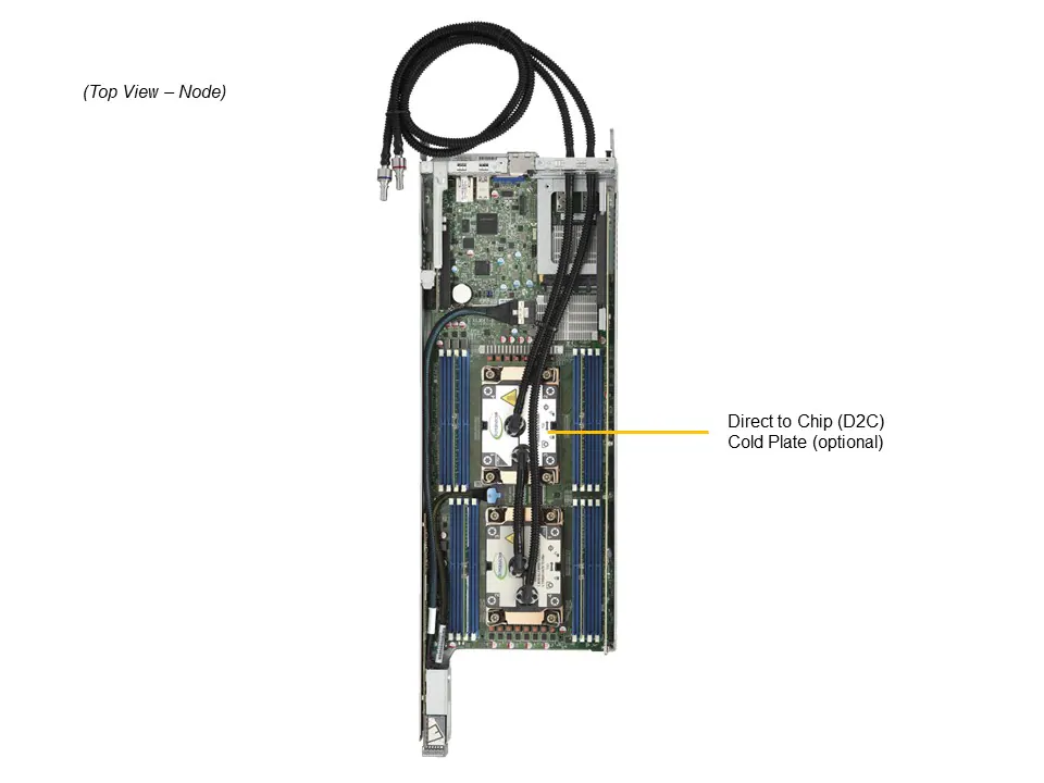 Supermicro BigTwin SYS-221BT-HNR 2U 4 Nós NVMe All-Flash com Intel Xeon 5ª/4ª Geração - Imagem 3