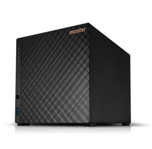 NAS ASUSTOR Drivestor 4 AS1104T – 4 Baias, 2.5GbE, Quad-Core, DDR4, Suporte 4K, ADM 4.0