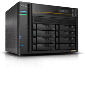 NAS Asustor LOCKERSTOR 10 Gen3 AS6810T, 10 Baias, Ryzen V3C14, 16GB ECC DDR5, Dual 10GbE