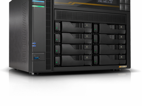 NAS Asustor LOCKERSTOR 10 Gen3 AS6810T, 10 Baias, Ryzen V3C14, 16GB ECC DDR5, Dual 10GbE