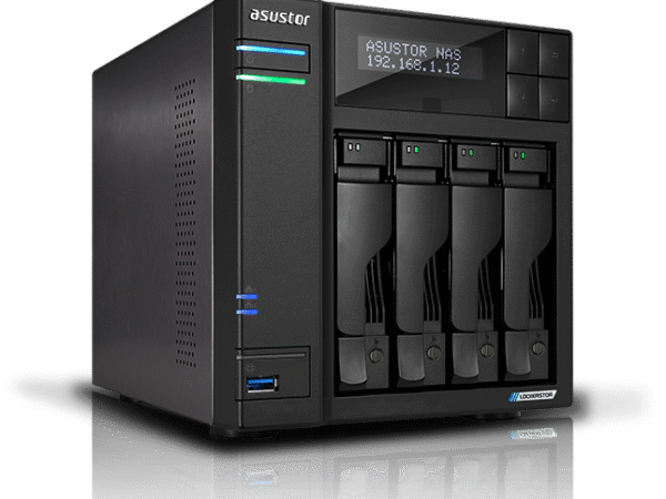 NAS ASUSTOR LOCKERSTOR 4 Gen2 AS6704T – 4 Baias, Intel Celeron N5105, 4GB DDR4, 2x 2.5GbE