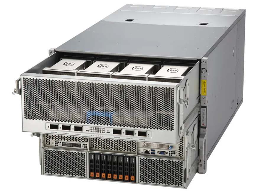 Review supermicro AI Training SuperServer SYS-822GA-NGR3