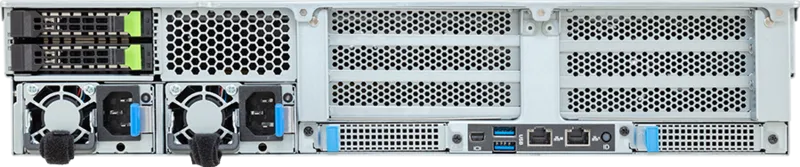 Servidor Edge GIGABYTE E243-E30-AAV1 – AMD EPYC 8004, 2U, 2x PCIe Gen5 GPUs, Fonte 1600W Titanium - Imagem 3