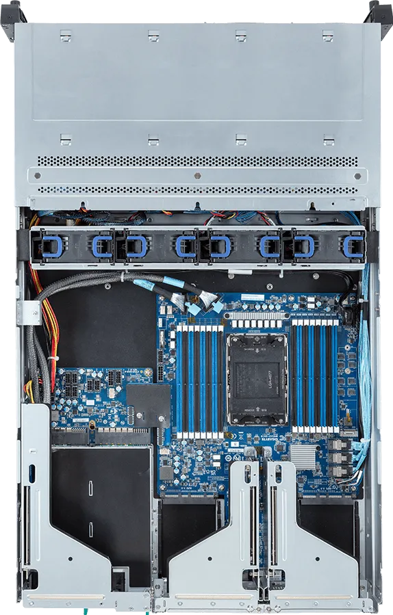 Rack Server GIGABYTE R263-S33-AAL1 Intel Xeon 3 GPUs - Imagem 4