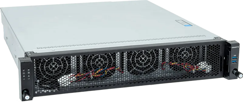 GIGABYTE Edge Server E263-S30-AAV1 – 2U, 5ª/4ª Gen Intel Xeon, 2x PCIe Gen5 GPUs, 16x DDR5 RDIMM - Imagem 5