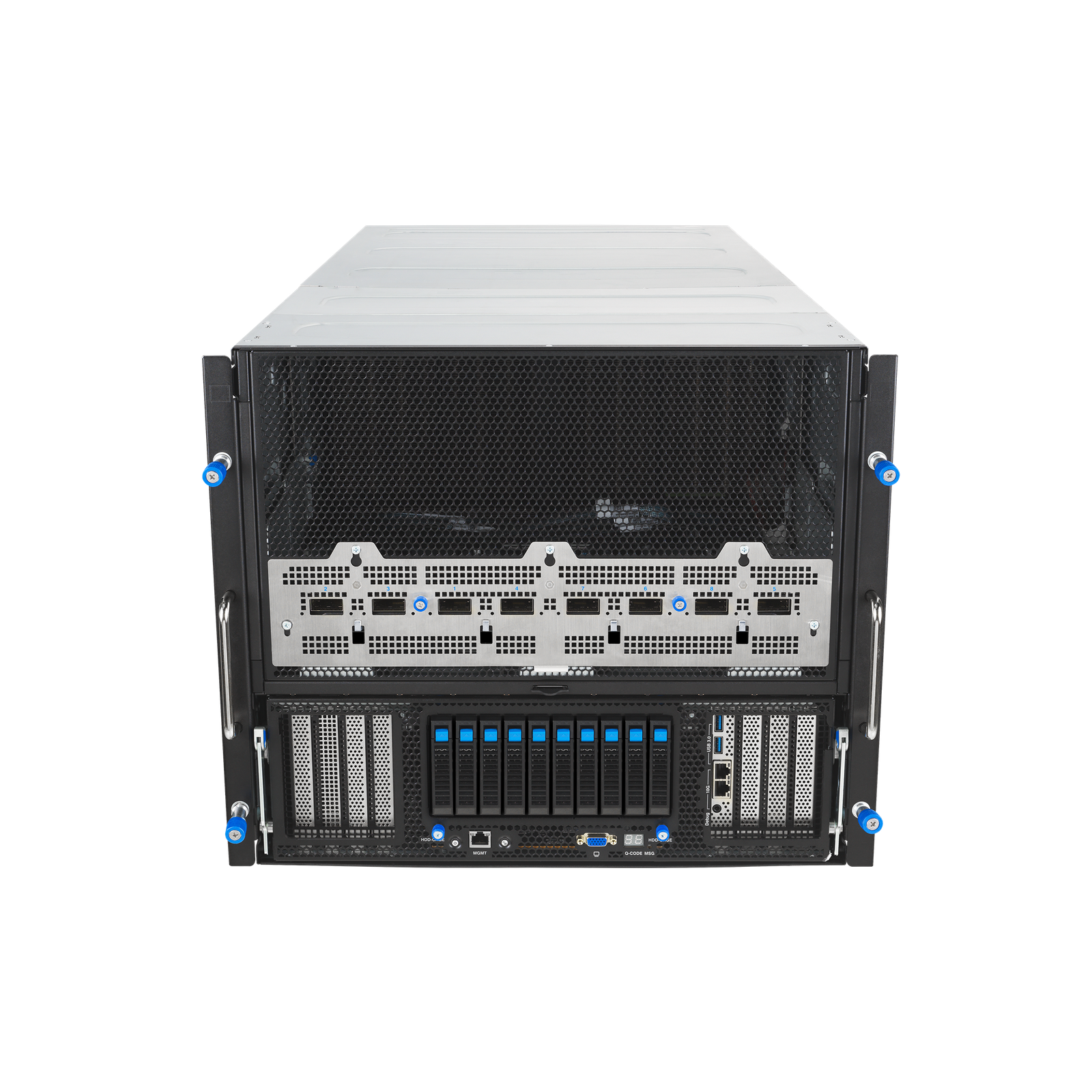 ASUS XA NB3I-E12 – Servidor HGX B300 8-GPU com Intel Xeon 6 e InfiniBand 800G para IA e LLMs - Imagem 2