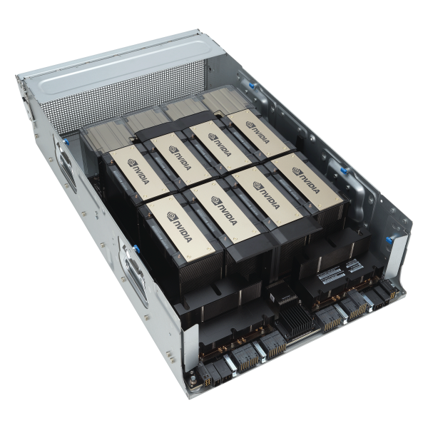 ASUS ESC N8-E11 / ESC N8-E11V – Servidor 7U com 8 GPUs NVIDIA HGX H100/H200 e Processadores Intel Xeon 5ª Geração - Imagem 9