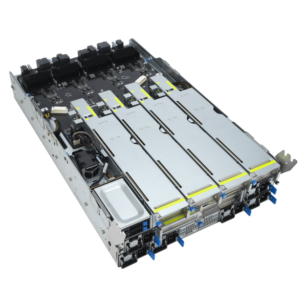 ASUS ESC N8-E11 / ESC N8-E11V – Servidor 7U com 8 GPUs NVIDIA HGX H100/H200 e Processadores Intel Xeon 5ª Geração - Imagem 16