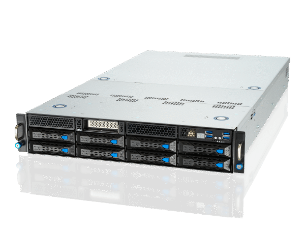 ASUS ESC4000-E10 – Servidor GPU 2U com Dual Intel Xeon Scalable, 4 GPUs, PCIe 4.0 e iKVM