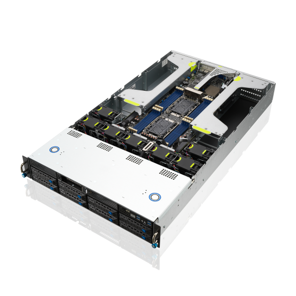 ASUS ESC4000-E10 – Servidor GPU 2U com Dual Intel Xeon Scalable, 4 GPUs, PCIe 4.0 e iKVM - Imagem 2