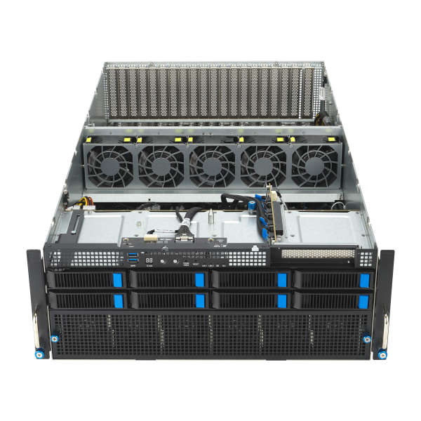 ASUS ESC8000-E11P – Servidor GPU 4U Dual Socket com 5ª Geração Intel Xeon Scalable e Suporte a 8 GPUs PCIe 5.0 - Imagem 5