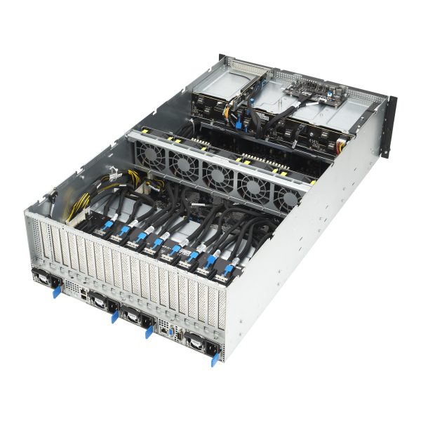 Servidor ASUS ESC8000-E11 – 4U Dual Socket, 5ª Geração Intel Xeon Scalable, até 8 GPUs, PCIe 5.0, NVMe, Fonte 3000W Titanium - Imagem 6